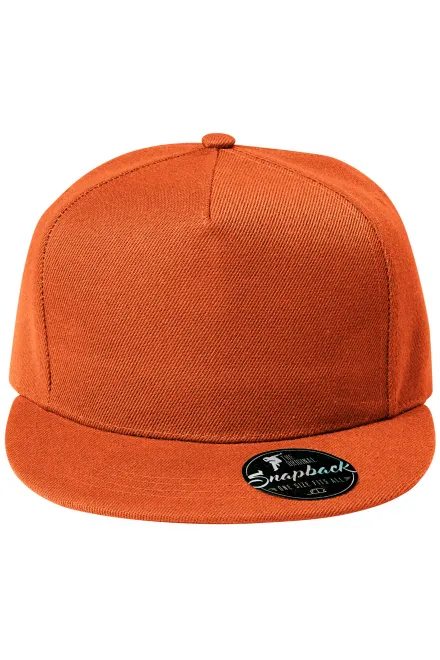 Snapback 5-teilig - orange, einstellbar