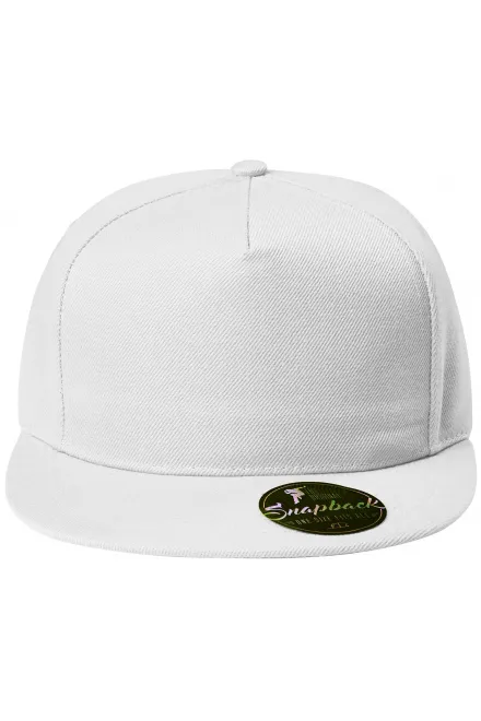Snapback 5-teilig - weiß, einstellbar