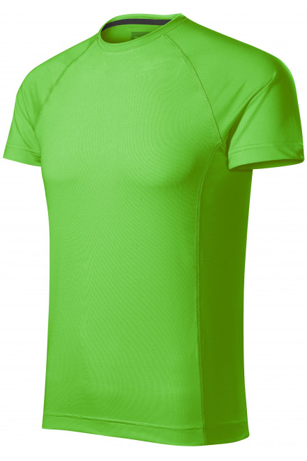 Sport-T-Shirt für Herren, Apfelgrün, grüne T-Shirts