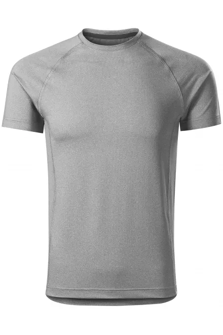 Sport-T-Shirt für Herren - dunkelgrauer Marmor, XL