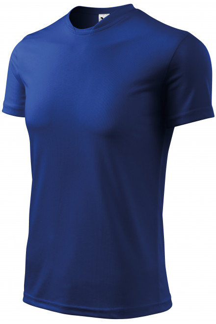 T-Shirt mit asymmetrischem Ausschnitt, königsblau, T-Shirts