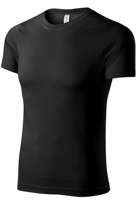 T-Shirt mit höherem Gewicht, schwarz, T-Shirts mit kurzen Ärmeln