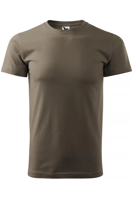 T-Shirt mit höherem Gewicht Unisex - army, XS
