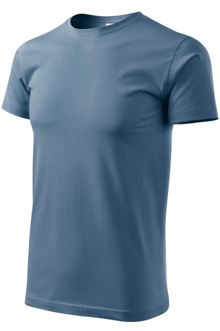 T-Shirt mit höherem Gewicht Unisex, denim, Baumwoll-T-Shirts