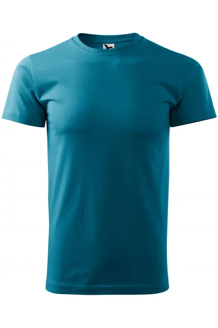 T-Shirt mit höherem Gewicht Unisex - dunkles Türkis, XS