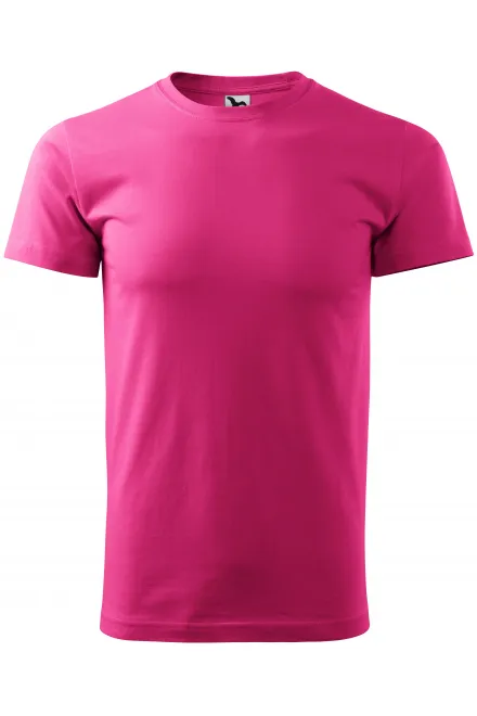 T-Shirt mit höherem Gewicht Unisex - lila, XS