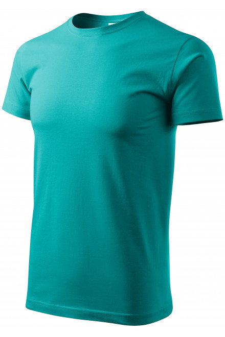T-Shirt mit höherem Gewicht Unisex, smaragdgrün, einfarbige T-Shirts