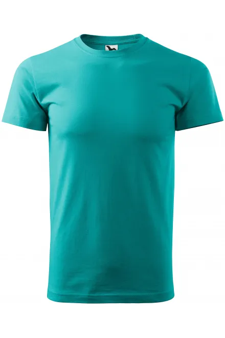 T-Shirt mit höherem Gewicht Unisex - smaragdgrün, XS
