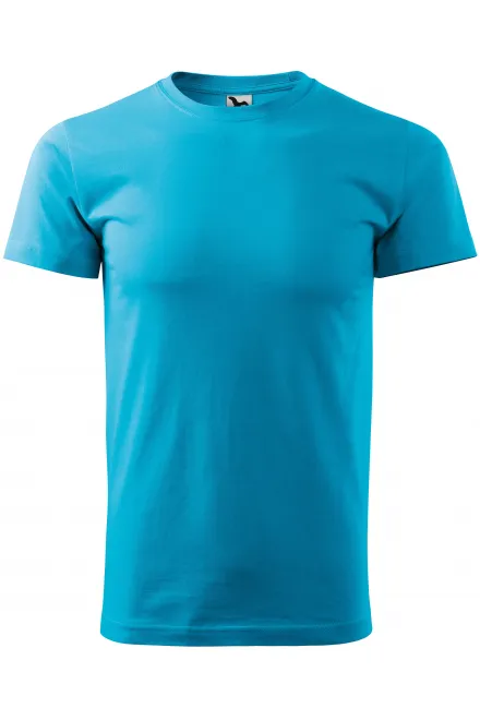 T-Shirt mit höherem Gewicht Unisex - türkis, XS