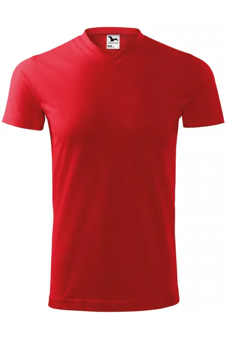 T-Shirt mit kurzen Ärmeln, gröber - rot, S