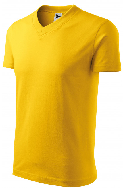 T-Shirt mit kurzen Ärmeln, mittleres Gewicht, gelb, T-Shirts